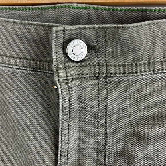 L.L. Bean Cotton Brown-Green Cargo Pants - Picture 5 of 11
